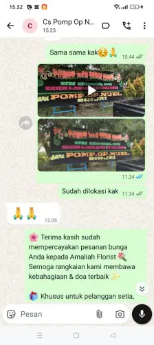 Testimonial Papan Bunga bandung